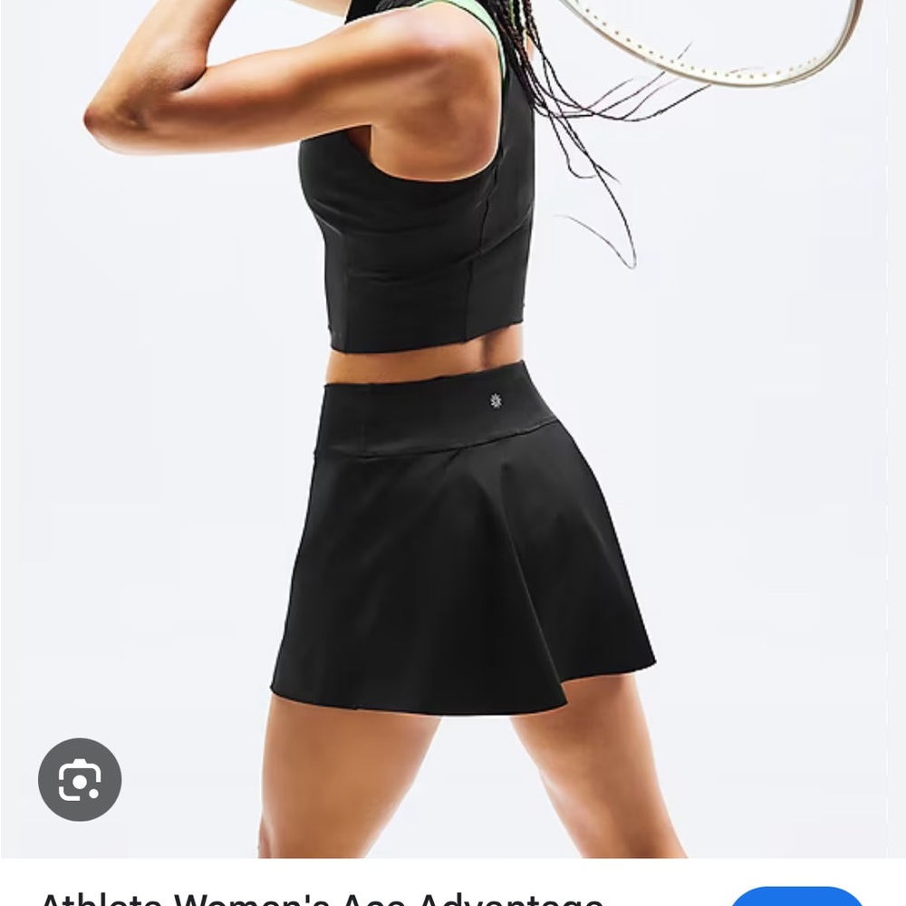 Athleta Black Athletic Skort